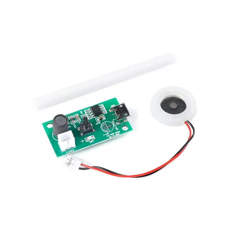 Pelembab Udara Mini USB DIY, Kit Pembuat Kabut dan Driver Papan Sirkuit Pengabut Film Atomisasi Lembar USB Modul Semprot