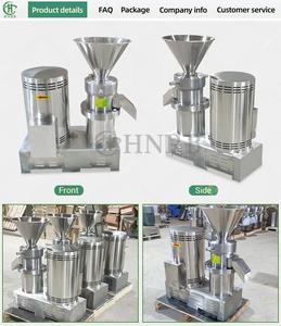 Écrou Toger Peanutt Maker Miller Jml 50 broyeur de moulin colloïdal pour le lait d'amande commercial soja maïs fruits blé - Product Image 2