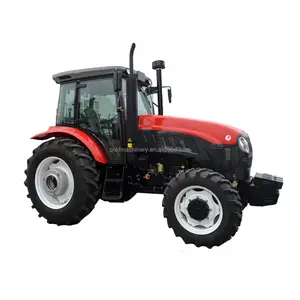 High productivity agriculture machine multiple choices 80HP-130HP wheel tractor YTO engine 4WD for farming land