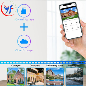 กล้องโซลาร์เซลล์ ภาพคู่ 360 องศา WIFI กล้องวงจรปิดภายนอกบ้าน 4G รุ่น Gun Ball HD กล้องสีเต็มรูปแบบ BP8 จากโรงงานโดยตรง สำหรับการเฝ้าระวังภายนอก - Product Image 3
