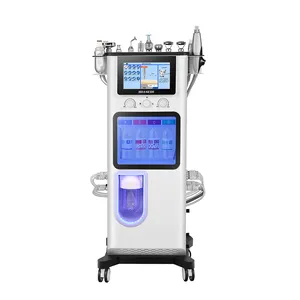 Newest Face Lift Skin Rejuvenation Hydra Beauty Equipment 13 in 1 Micro Hydro Power Oxygen Skin Care Machine