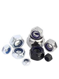 UNC <span class=keywords><strong>Nylon</strong></span> chèn khóa kích thước tự khóa Nut chống khóa NUT - Product Image 6