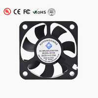 Ventilateur sans balais DC de haute qualité 5010 50*50*10 mm, ventilateur de radiateur 12V/24V DC, ventilateur axial de refroidissement