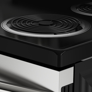 30-Zoll-Elektroherd mit 4 Kochfeldern, hinterer Steuerung und Dampfreinigung HRC3001E - Product Image 5