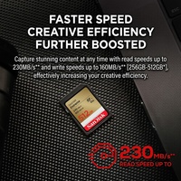 Tarjeta SD de Alto Rendimiento de 512 GB para Tarjeta de Memoria SanDisk Extreme UHS-I