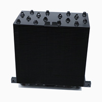 Dissipateur thermique CPU OEM 1156/1150/1155 à haute dissipation thermique, radiateur en cuivre et aluminium avec LED RGB et roulement fluide pour boîtier d'ordinateur