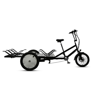 Vélo électrique à cadre en acier durable TXED à 7 vitesses, batterie au lithium 48V 20Ah, tricycle cargo à plateau ouvert électrique - Product Image 4