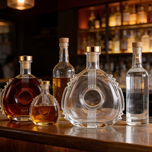 Verre à whisky, brandy, XO, vodka, tequila en cristal transparent sans plomb <span class=keywords><strong>de</strong></span> 700 ml, design européen, avec bouchon - Product Image 2