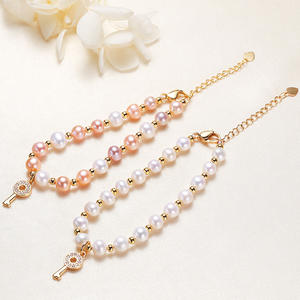 Pulsera de Perlas de Agua Dulce Estilo Étnico Barroco Hecha a Mano en Zhuji, Suministro Directo de Fábrica, Joyería de Celebridades de Internet - Product Image 1