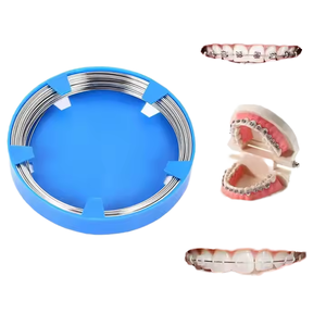 <span class=keywords><strong>Fil</strong></span> orthodontique manuel en acier inoxydable <span class=keywords><strong>de</strong></span> 5 m, multi-tailles, pour clinique <span class=keywords><strong>dentaire</strong></span>, instrument chirurgical, classe II - Product Image 1