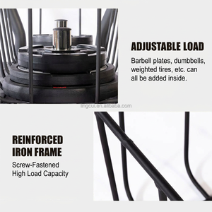 Attrezzatura Fitness Professionale: Sled Tank in Acciaio con Resistenza Magnetica, Macchina per Allenamento <span class=keywords><strong>di</strong></span> Forza, HIIT e Cardio - Product Image 3