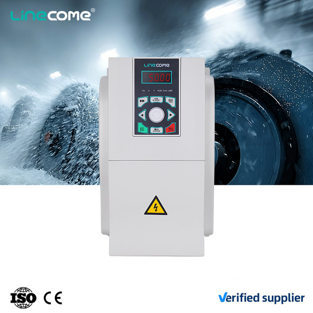 Linecome Factory VFD Inverter 4KW 220V Single Phase to 220V 3Phase Variable Frequency Drive for Air Compressor Water Pump