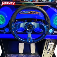 Simulateur de course pour enfants Marwey de haute qualité, à monnayeur, avec écran 27 pouces en métal