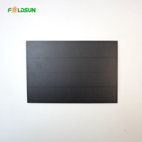 Panneau solaire monocristallin PERC étanche Foldsun pour extérieur, haute efficacité 22,4 % CE, puissance personnalisée pour caméras de sécurité