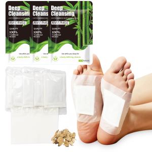 Patchs pour les <span class=keywords><strong>pieds</strong></span> au vinaigre de bambou <span class=keywords><strong>noir</strong></span>, vente chaude, nettoyage en profondeur, aide au sommeil - Product Image 1