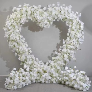 Arche <span class=keywords><strong>de</strong></span> <span class=keywords><strong>fleurs</strong></span> artificielles en forme <span class=keywords><strong>de</strong></span> cœur pour la décoration <span class=keywords><strong>de</strong></span> mariage, idéale pour la plantation printanière - Product Image 3