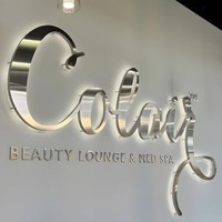 Enseigne lumineuse personnalisée avec logo rétroéclairé pour affichage extérieur – Lettres LED lumineuses pour l'image de marque des entreprises