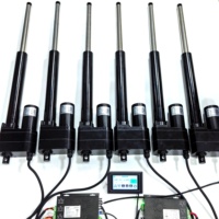 Actionneur linéaire à grande vitesse en acier inoxydable 600mm course 7000N actionneur linéaire pour ascenseur électrique avec interrupteurs de fin de course