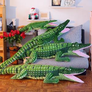 Dropshipping Realistic Stuffed Animal Fierce Crocodile Plush Toy Doll 100cm Giant Toy Crocodile Plush Crocodile
