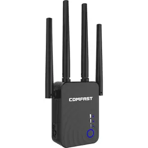 2.4Ghz 5.8Ghz 1200Mbps Long Range Wifi Signaal Booster RJ45 Eu Us Plug Wifi Repeater Draadloze Extender