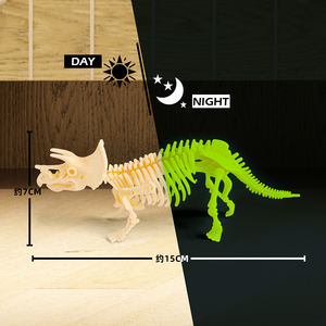 Piano Aardappel Hot Sell Dig Speelgoed Complete Set <span class=keywords><strong>Tools</strong></span> Graven <span class=keywords><strong>Dino</strong></span> Skelet Glow In De Donkere Triceratops Opgravingsset - Product Image 3