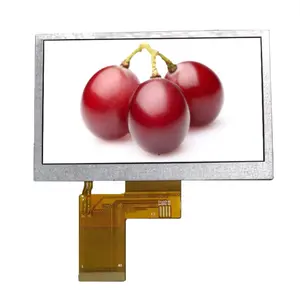 4,3 exposição do LCD do pixel 480*272 exposição do LCD da relação do RGB 24bit 40 do Pin TFT LCD