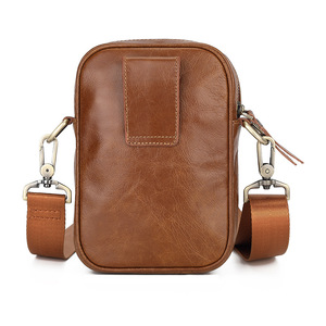 Sac à <span class=keywords><strong>bandoulière</strong></span> en cuir pour hommes, avec boucle magnétique, grande capacité, bretelles réglables - Product Image 4
