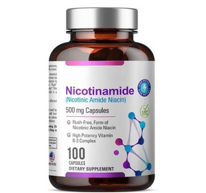 Capsules de nicotinamide OEM soutient le métabolisme énergétique cellulaire Vieillissement de la peau <span class=keywords><strong>Niacinamide</strong></span> 500mg Vitamine B3 Supplément de niacine - Product Image 1