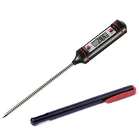 Termometer Daging Digital WT-1, Tahan Air IP43 dengan Probe 150mm Layar LCD, Plastik ABS, Mendukung OEM untuk Memasak di Dapur
