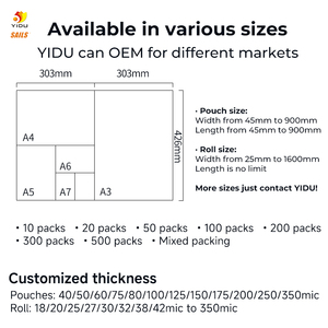 Chất Lượng Tốt Nhất Bóng Chống-Tĩnh Hot Cán Tấm <span class=keywords><strong>A3</strong></span> 100mic Matte Cán Phim Nhiệt Cán Túi In Kỹ Thuật Số - Product Image 2