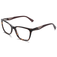 Monture de lunettes rectangulaire classique Elan Optical YB8202 en acétate à monture complète pour femme – Livraison rapide – Offre spéciale