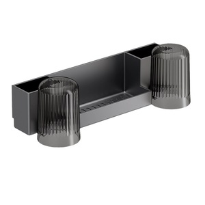 ที่วางแปรงสีฟันติดผนังอเนกประสงค์พร้อมที่วางแก้วสำหรับแปรงสีฟันไฟฟ้าและอุปกรณ์ดูแลช่องปาก - Product Image 5