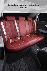 Cuscini per seggiolini auto sportivi per 17-24 <span class=keywords><strong>Audi</strong></span> <span class=keywords><strong>A4</strong></span>/allroad 11 pz coprisedili in pelle ventilata marrone - Product Image 5