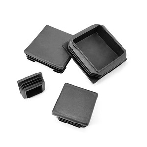 Embout carré en plastique pour pieds de meubles, noir, installation facile, design minimaliste - Product Image 3