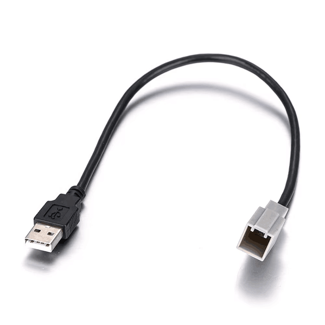 Car CD Radio USB  Aux Audio Media Data Wire Plug Cable Connector Adapter for Toyota Camry Reiz RAV4  Mazda  CX-5