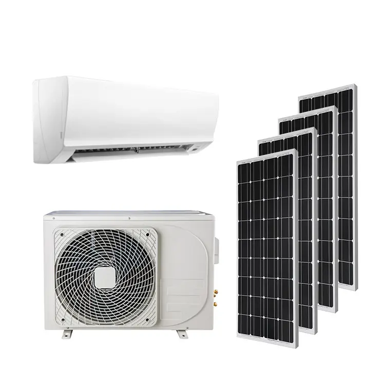 Off Grid solare aria condizionata a batteria condizionatore d'aria energia pannello solare 12000btu 18000btu 24000btu prezzo unitario