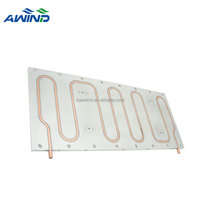 Kit de dissipateur thermique à refroidissement par eau feuille de plaque d'extrémité froide liquide en aluminium pour Module de batterie prismatique Ev Batterycoolingplate
