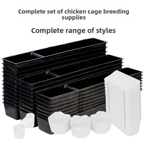 Comedero Multifuncional Colgante para Pájaros, Rectangular, Antiderrame, para Aves de Corral, <span class=keywords><strong>Gallinas</strong></span>, Patos, Palomas, Accesorios para Jaulas - Product Image 4