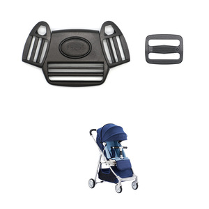 Boucle de sécurité en plastique à cinq points A140 pour poussettes et chaises hautes, attache légère pour siège enfant - Product Image 4