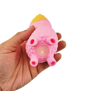 Cute Soft Alpaca-shaped Multicolor 87g Safe Material Squeezable Stress-relieving <b>Toy</b> for 5 to 7 Years & Adults - Product Image 4