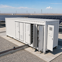 Système de Stockage d'Énergie (BESS) LiFePO4 en Conteneur 20ft/40ft pour Exploitation à Grande Échelle, Ferme Solaire, Micro-réseau, Soutien au Réseau Hybride 1MWh-6.25MWh Air