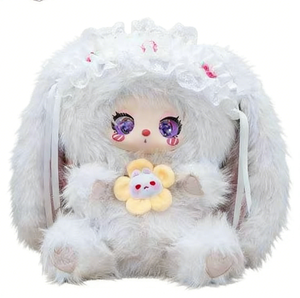 Auténtica <span class=keywords><strong>Lila</strong></span> 600% Rough V2 Bestie Afternoon Tea, Caja Sorpresa con Muñeco de Animal Adorable para Niñas, Ideal para el Tema Frozen - Product Image 1