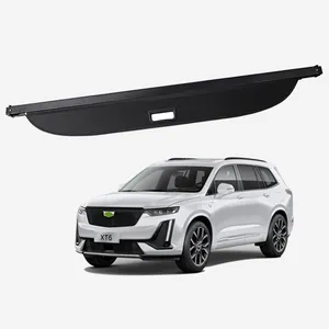 BUGX Car Retractable Rear Trunk Parcel Shelf for Hyundai Santa Fe