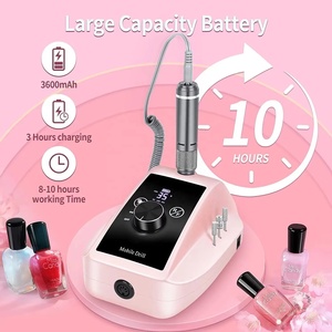 Lima Eléctrica Recargable para Manicura y Pedicura, Portátil, Inalámbrica, para Salón o Escritorio, Máquina de Uñas de Gel - Product Image 3
