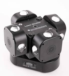 Luces DJ con Efecto Ojos de Abeja LED, Estroboscópicas DMX, Láser para Discoteca, Navidad, Efecto de Luz Móvil, Iluminación de Escenario DMX - Product Image 2