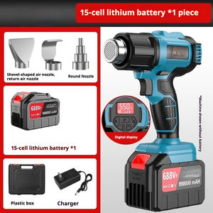 <span class=keywords><strong>Pistola</strong></span> <span class=keywords><strong>de</strong></span> Aire Caliente <span class=keywords><strong>de</strong></span> 1800W con Pantalla LCD y Temperatura Ajustable, <span class=keywords><strong>para</strong></span> Soldadura, Encogimiento <span class=keywords><strong>de</strong></span> Películas, Sellado <span class=keywords><strong>de</strong></span> Plástico - Product Image 2