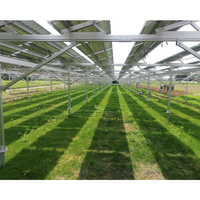 Nouvelle conception de système d'installation de ferme solaire hors réseau, application au sol, modules photovoltaïques encadrés, structure de montage de panneaux solaires, supports