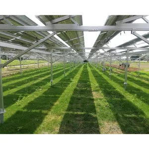 Thiết kế mới mặt đất ứng dụng off-lưới điện năng lượng mặt trời trang trại cài đặt hệ thống đóng khung PV mô-đun năng lượng mặt trời bảng điều khiển gắn cấu trúc chân đế