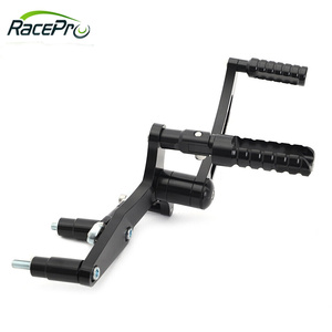 Racepro mới thấp Rider xe máy màu đen <span class=keywords><strong>CNC</strong></span> nhôm về phía trước điều khiển cho Harley <span class=keywords><strong>Softail</strong></span> thấp Rider fxlr ST fxlrst 2018-2023 - Product Image 5