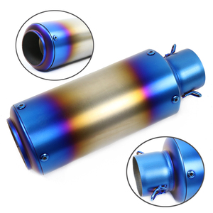 Silenciador de Escape de Motocicleta de 51 mm 60 mm en Acero Inoxidable con DB Killer para <span class=keywords><strong>Sc</strong></span> <span class=keywords><strong>Project</strong></span> Escape Mt 07 Tubos de Escape Negro Azul Carbono - Product Image 4